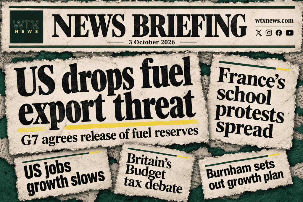 G7 Leaders Announce Release of 100 Million Barrels of Oil After Crisis